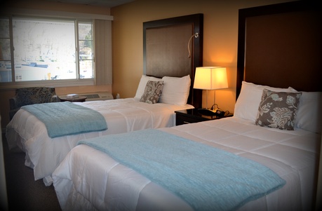 double bed, The Wayne Inn, hotels honesdale pa